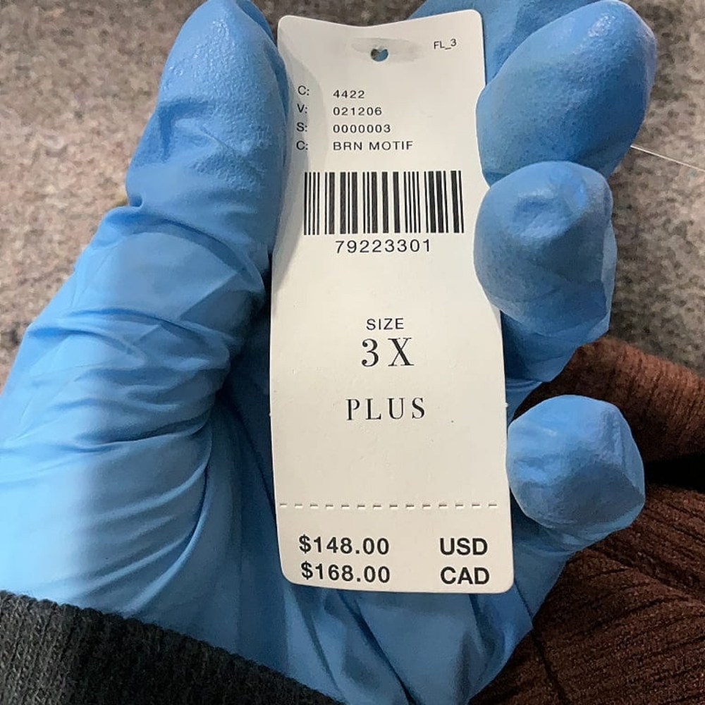 Dolan Left Coast Collection Plus Size Burgundy Sw… - image 8